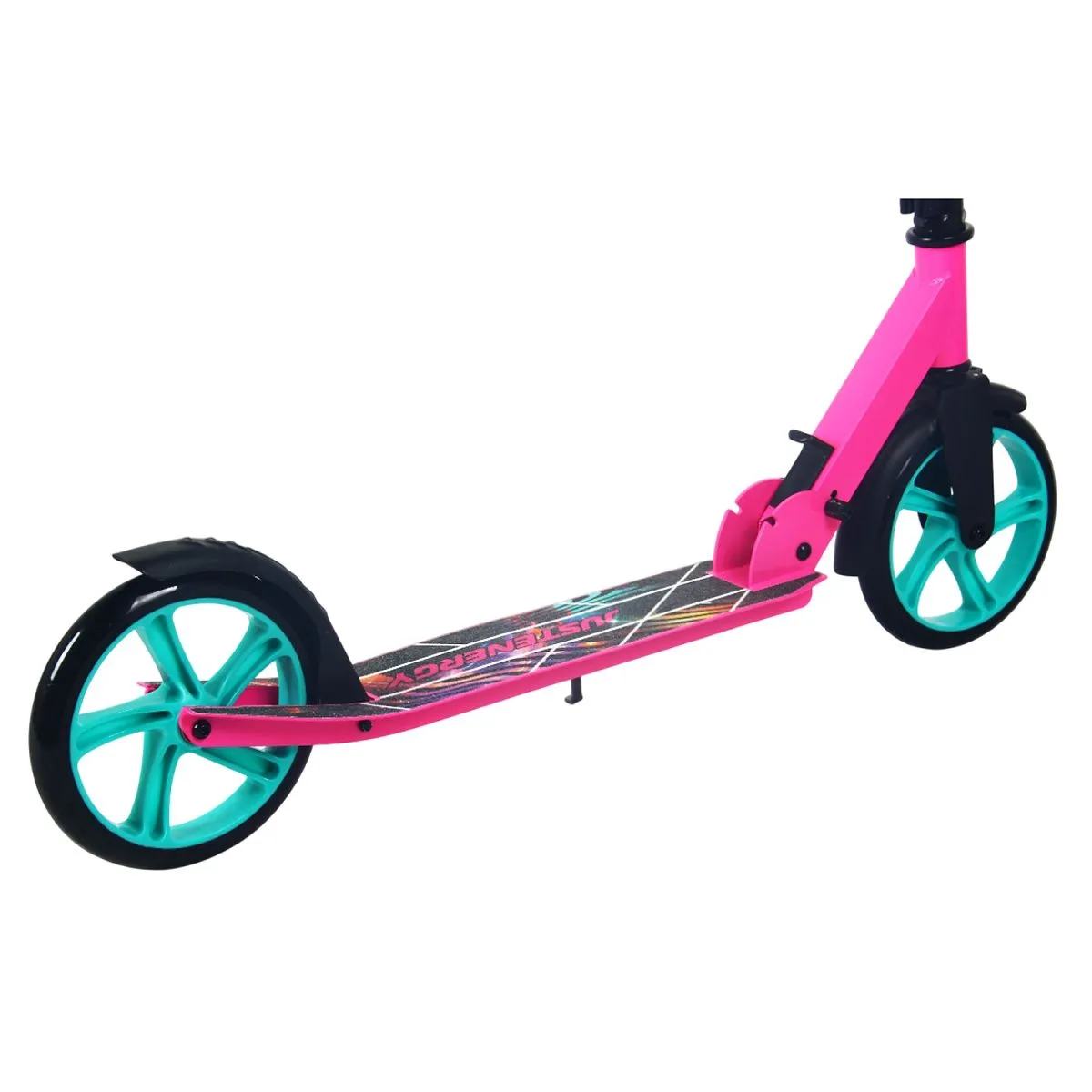 Самокат JE-SA200-50 200мм pink (фонарь и наклейка в подарок)