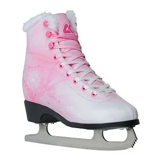 Фигурные коньки CK-SF2206 Pink (фонарик в подарок)