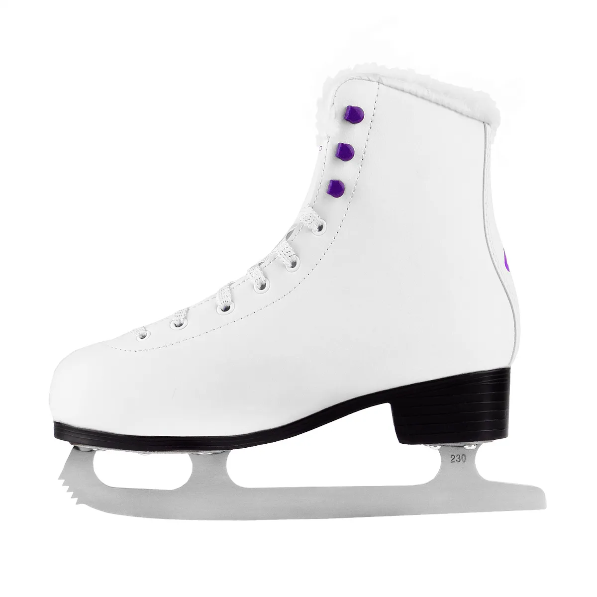 Фигурные коньки CK-SF2200 Violet (фонарик в подарок)