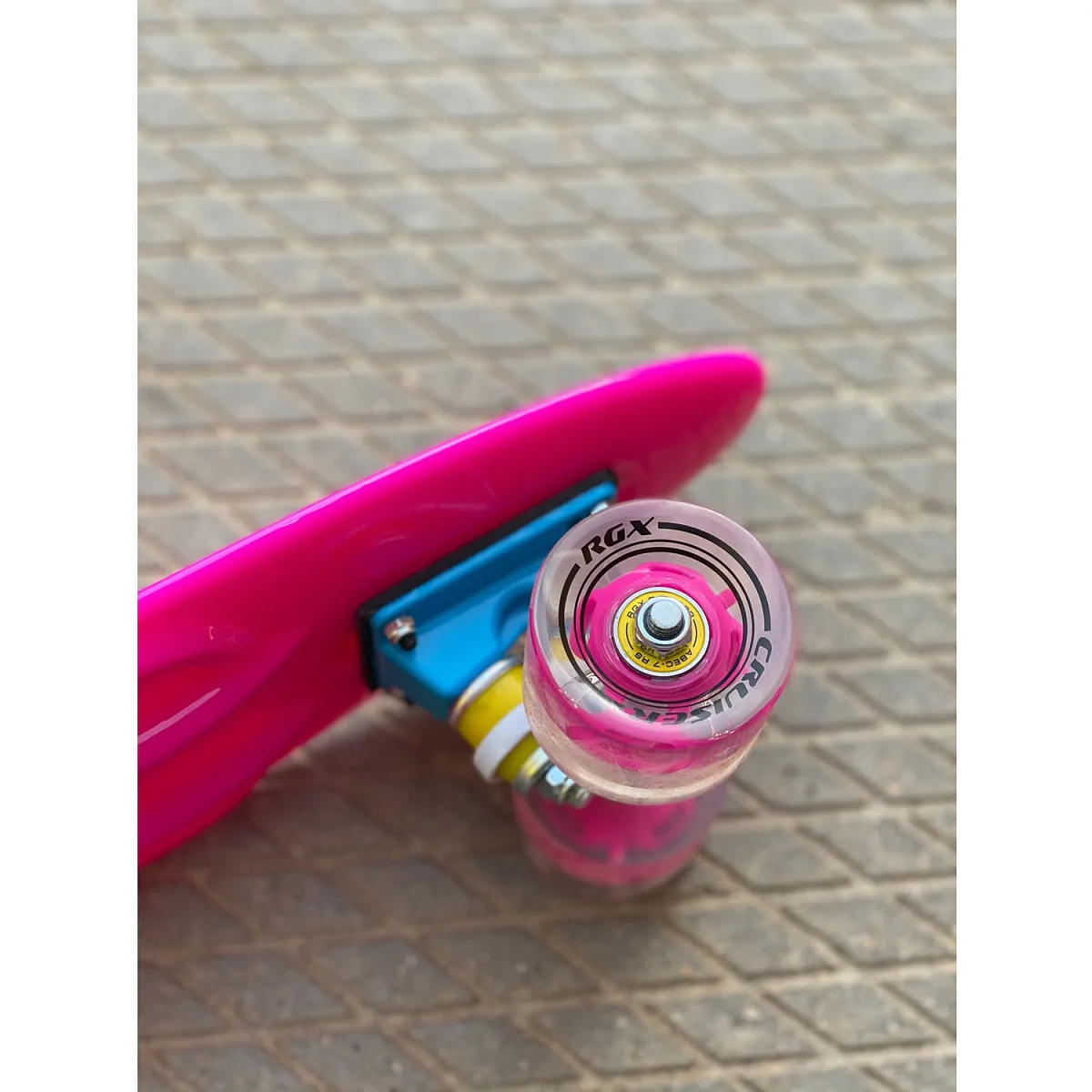 Мини-круизер PNB-01GW (22") Pink светящиеся колеса