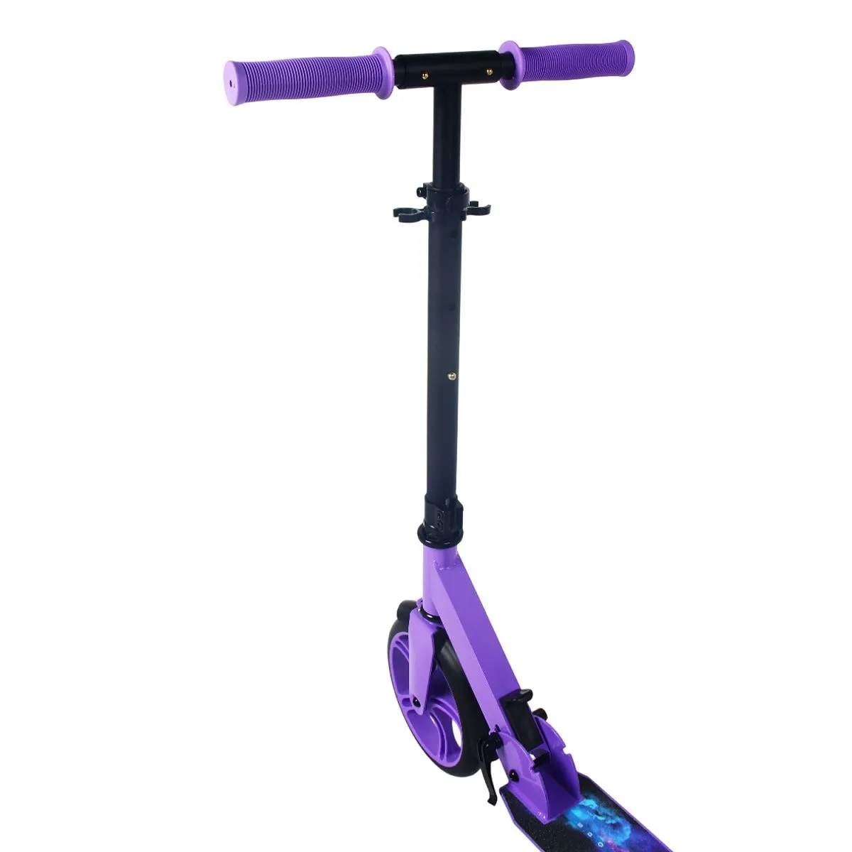 Самокат CK-SA200-1 200мм violet (фонарь и наклейка в подарок)