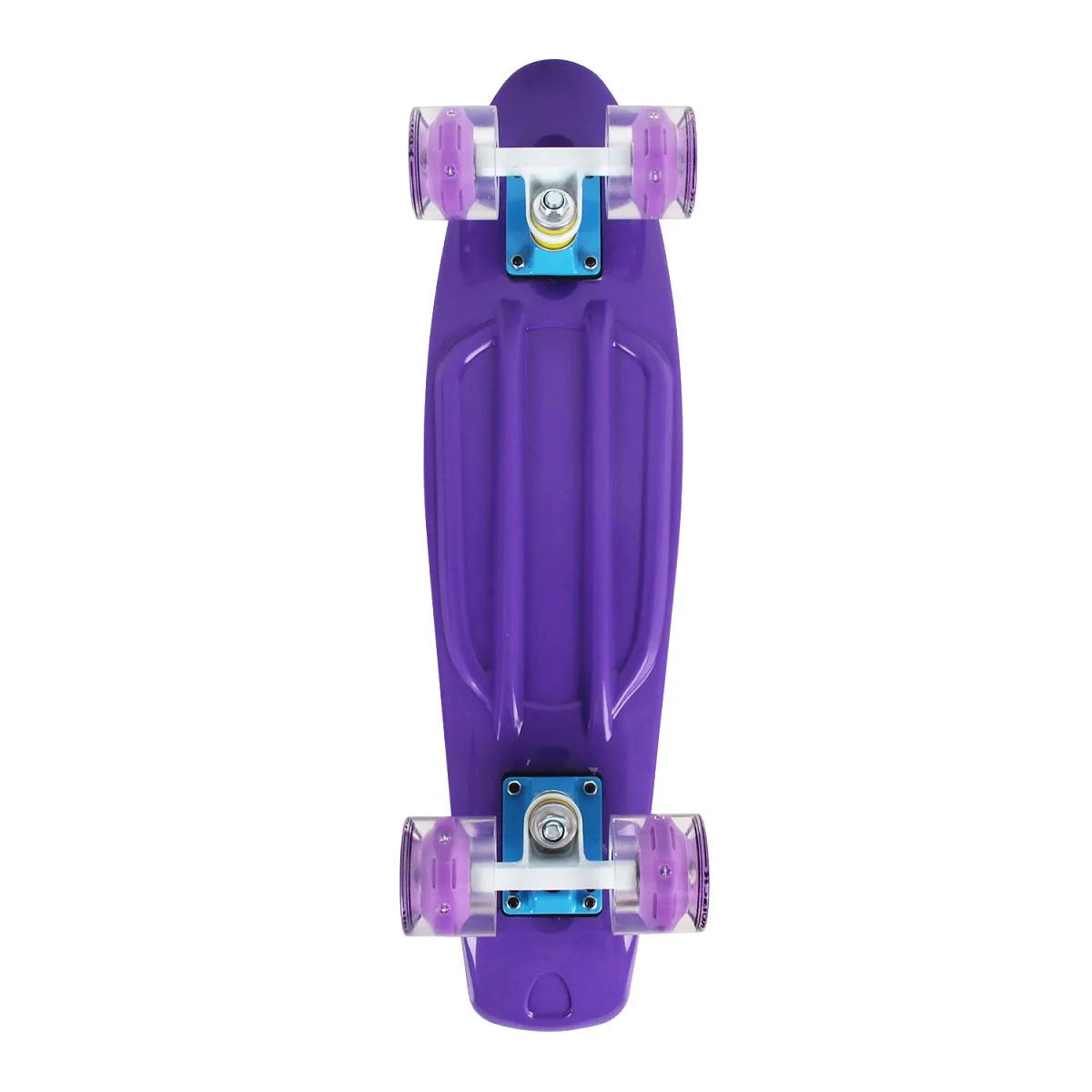 Мини-круизер PNB-01GW (22") Violet светящиеся колеса