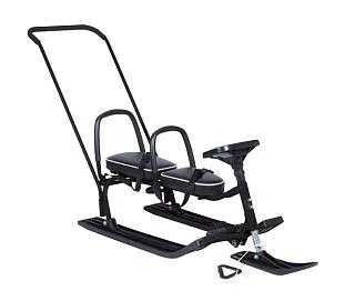 Снегокат 505 TWINS BABY PUSH черный