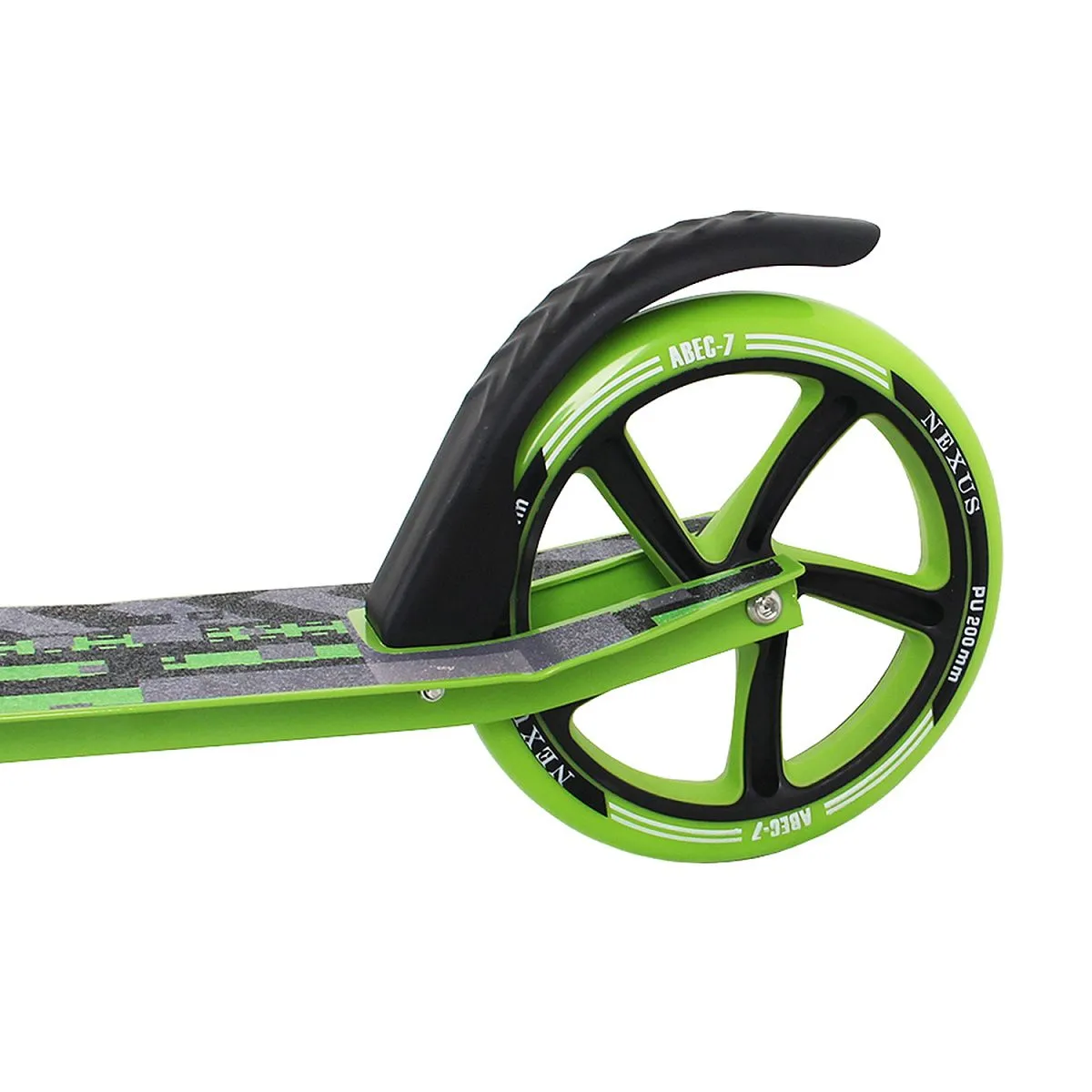 Самокат NXS 200мм green (100% алюминий)