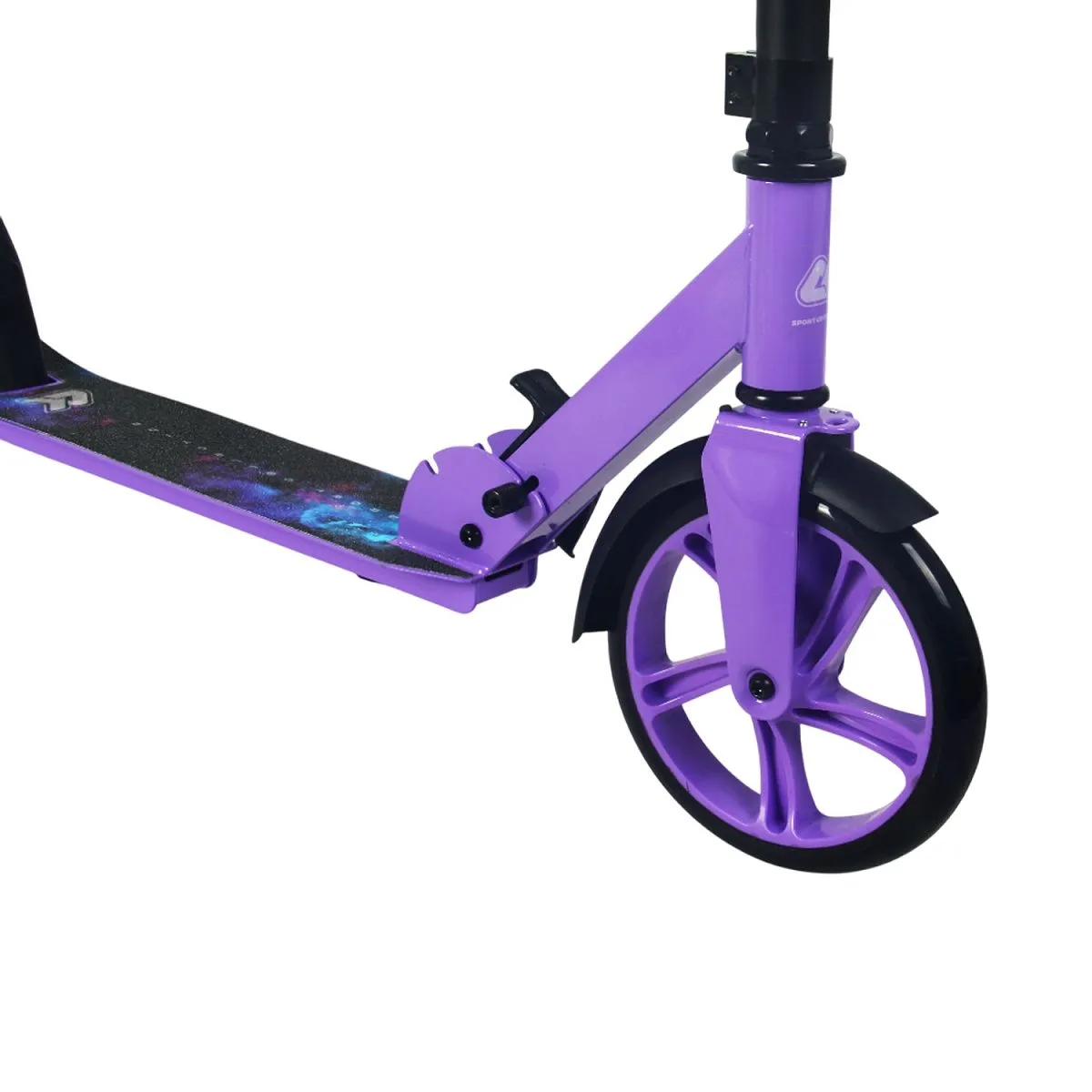 Самокат CK-SA200-1 200мм violet (фонарь и наклейка в подарок)