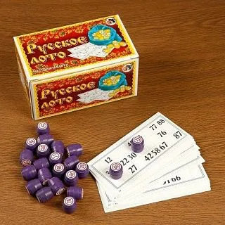 Лото "Русское" с бочонками 
