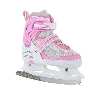 Раздвижные коньки Wntr pink (с мехом)