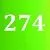 Neon Green/274 см