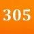 Orange/305 см