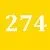 Yellow/274 см