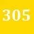 Yellow/305 см