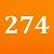 Orange/274 см