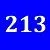 Blue/213 см