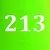 Neon Green/213 см