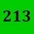 Green/213 см