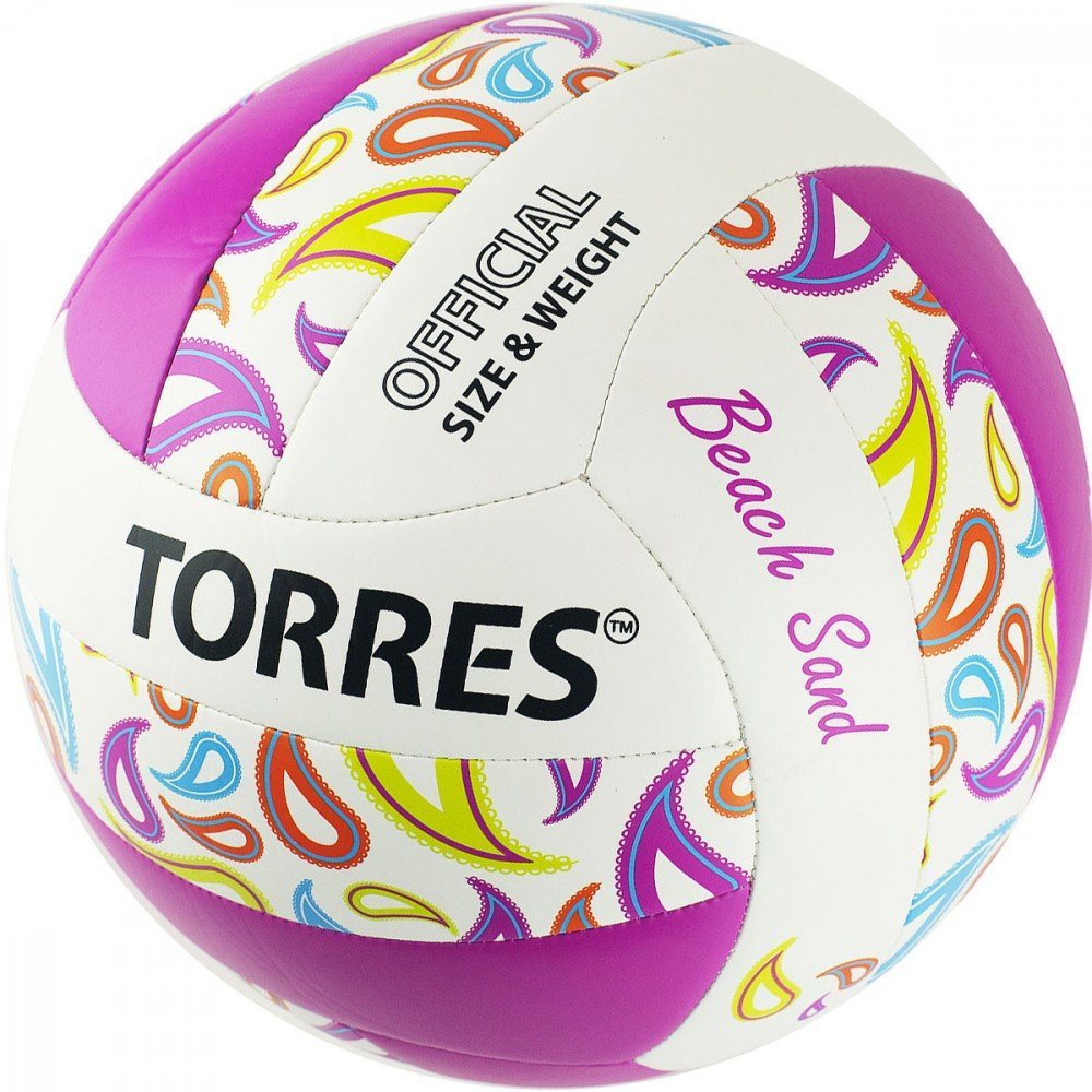 Мяч волейбольный  TORRES BEACH SAND PINK, р.5 V32085B