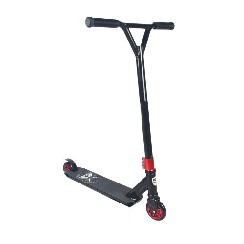 Самокат трюковый FLP 2.0 HIC 100мм black/red (алюминий 60/сталь 40, алюминиевые диск и дека)