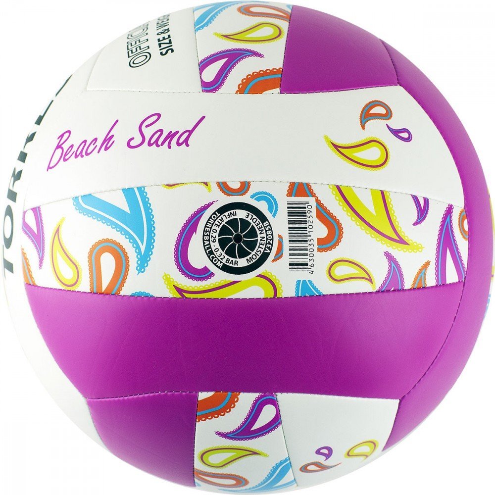 Мяч волейбольный  TORRES BEACH SAND PINK, р.5 V32085B