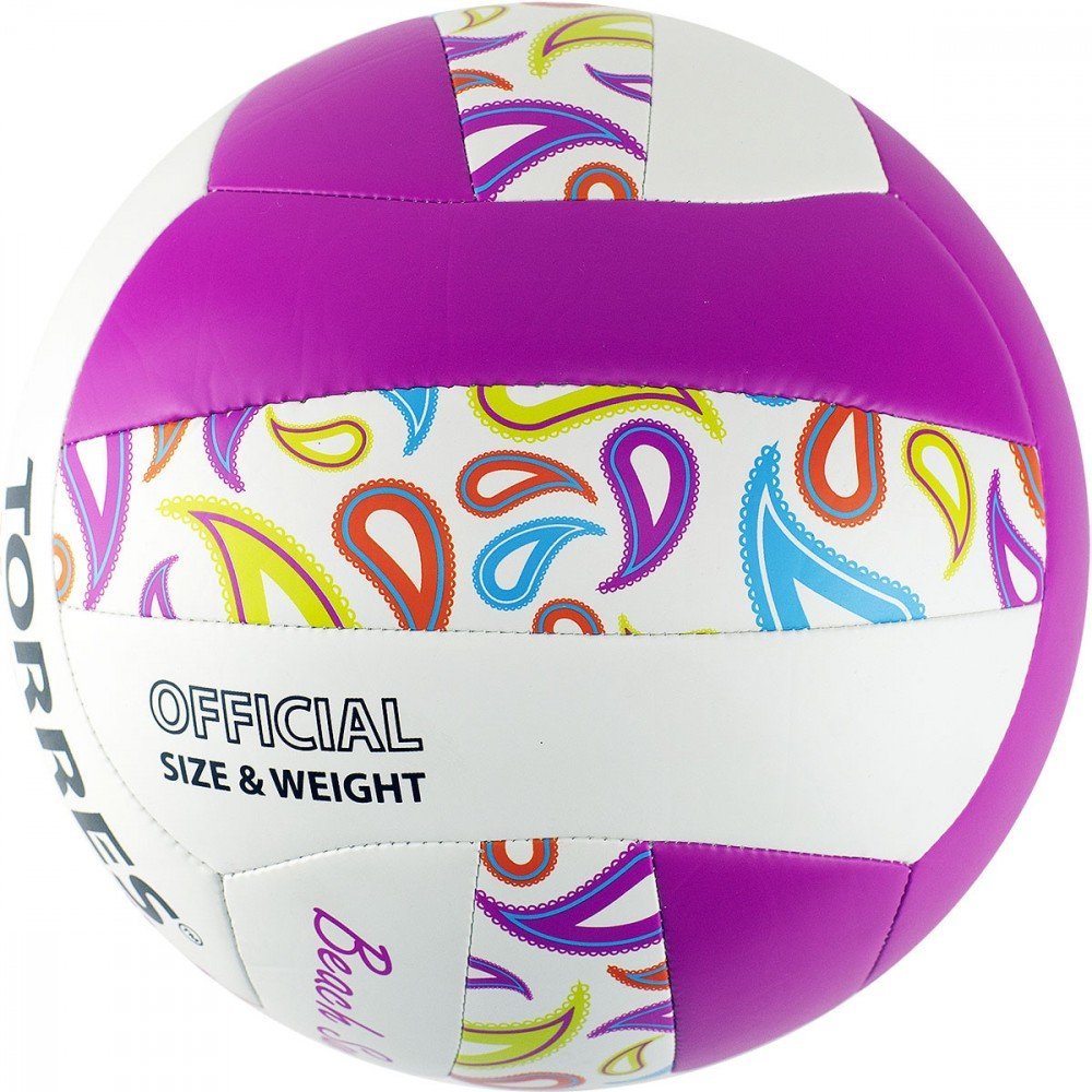 Мяч волейбольный  TORRES BEACH SAND PINK, р.5 V32085B