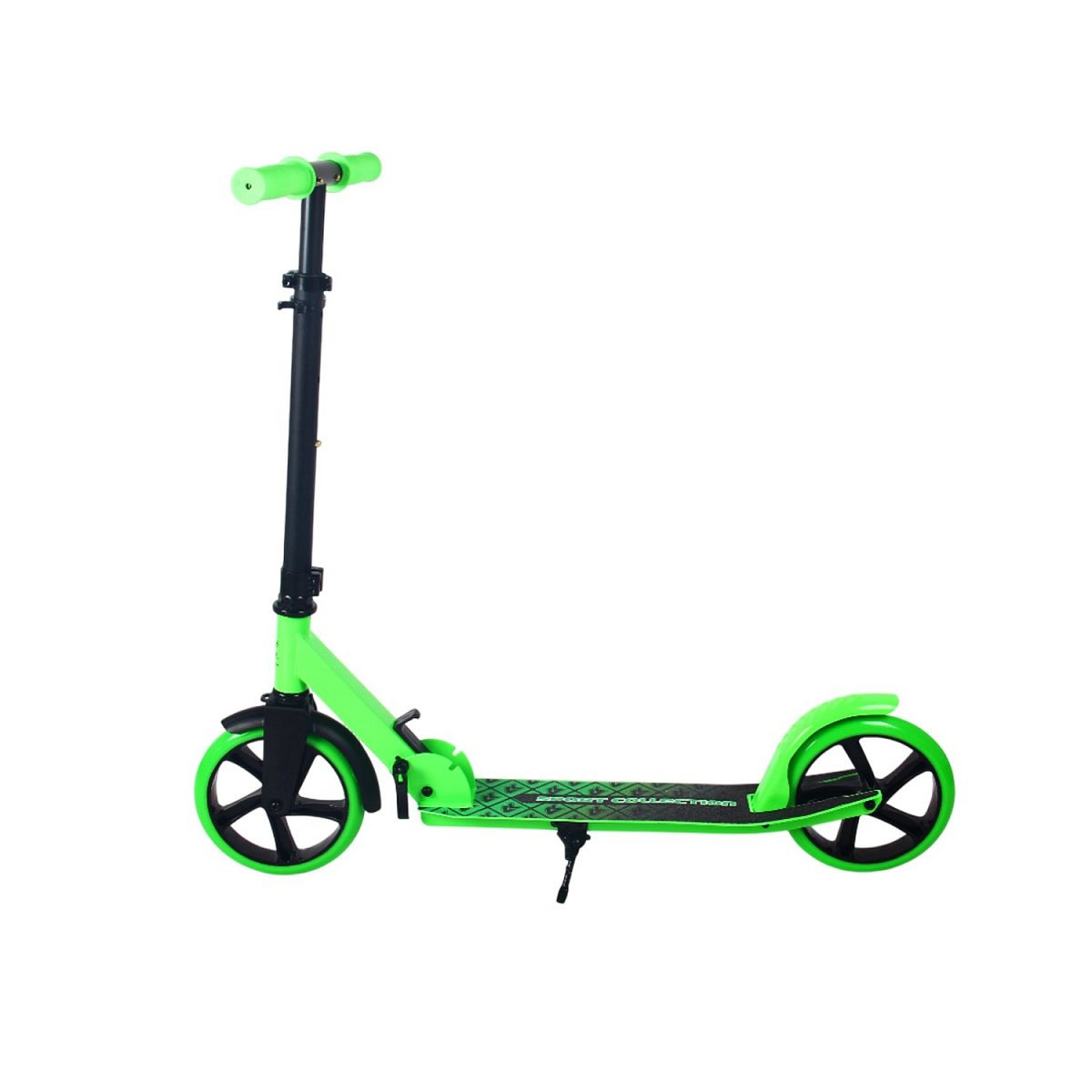 Самокат CK-SA200-2 200мм green (фонарь и наклейка в подарок)