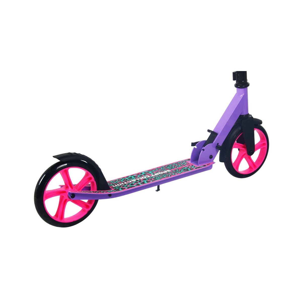 Самокат CK-SA200-4 200мм violet (фонарь и наклейка в подарок)