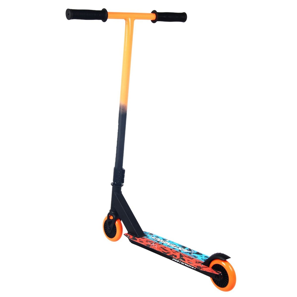 Самокат трюковый JE-ST100-20 100мм orange