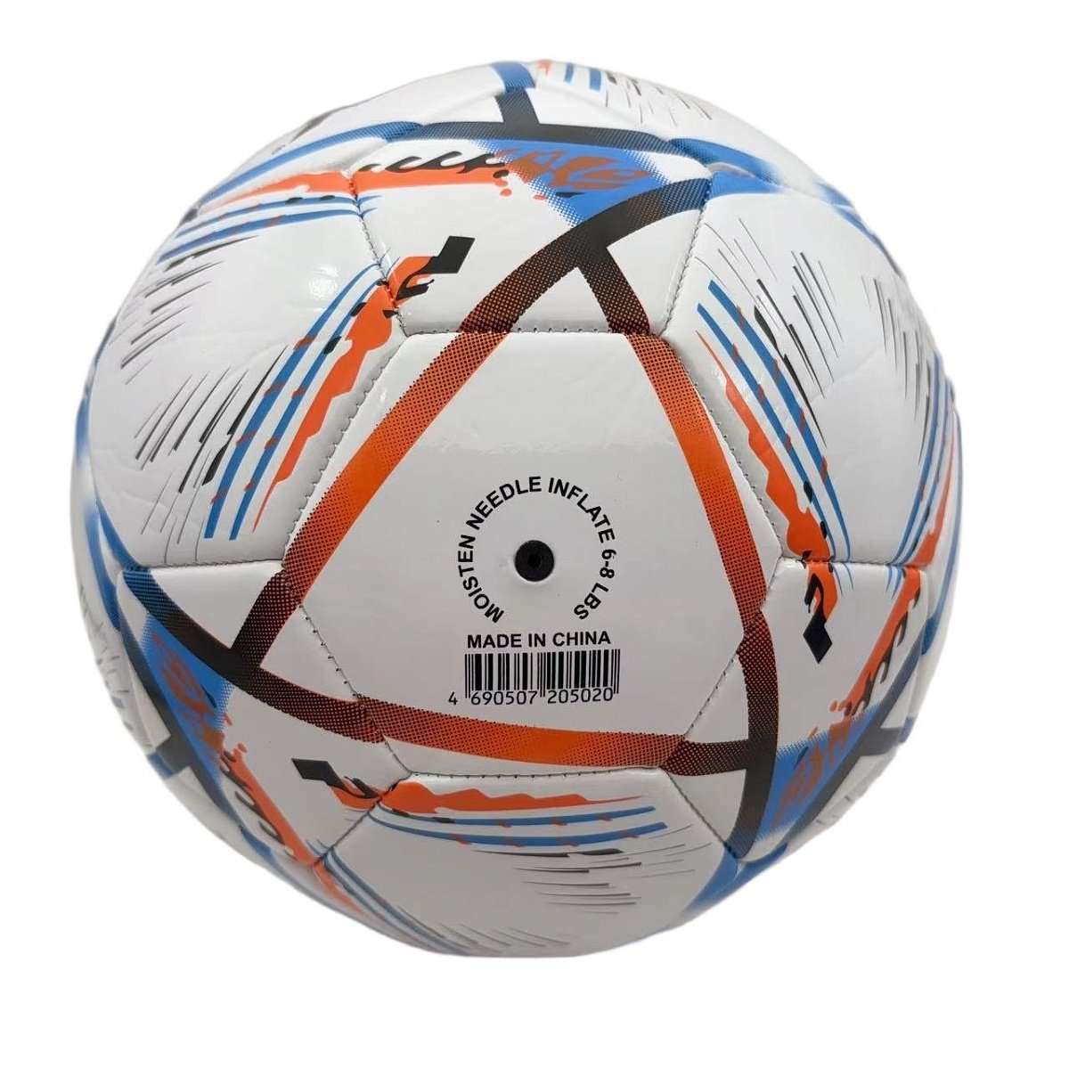 Мяч футбольный RGX-FB-1727-Blue-Orange Sz5