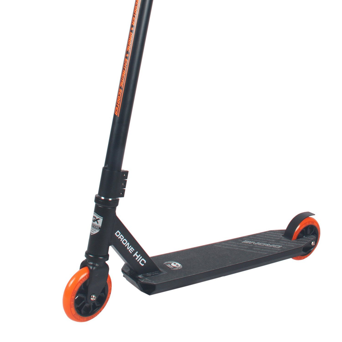 Самокат трюковый DRONE 2.0 HIC 110мм black/orange