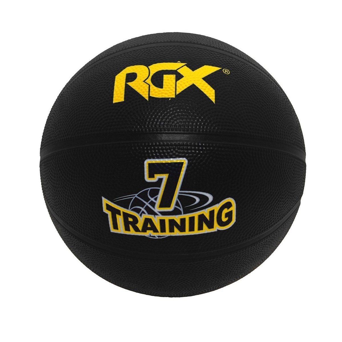 Мяч баскетбольный RGX-BB-09 Black/Yellow Sz7