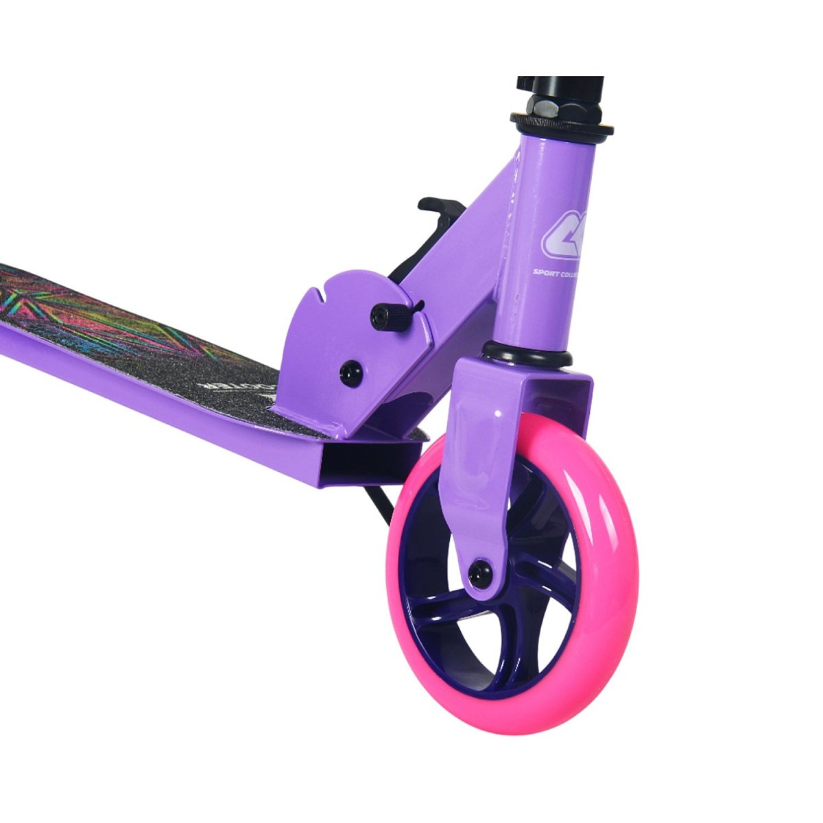 Самокат CK-SJ145-40 145мм violet (фонарь и наклейка в подарок)