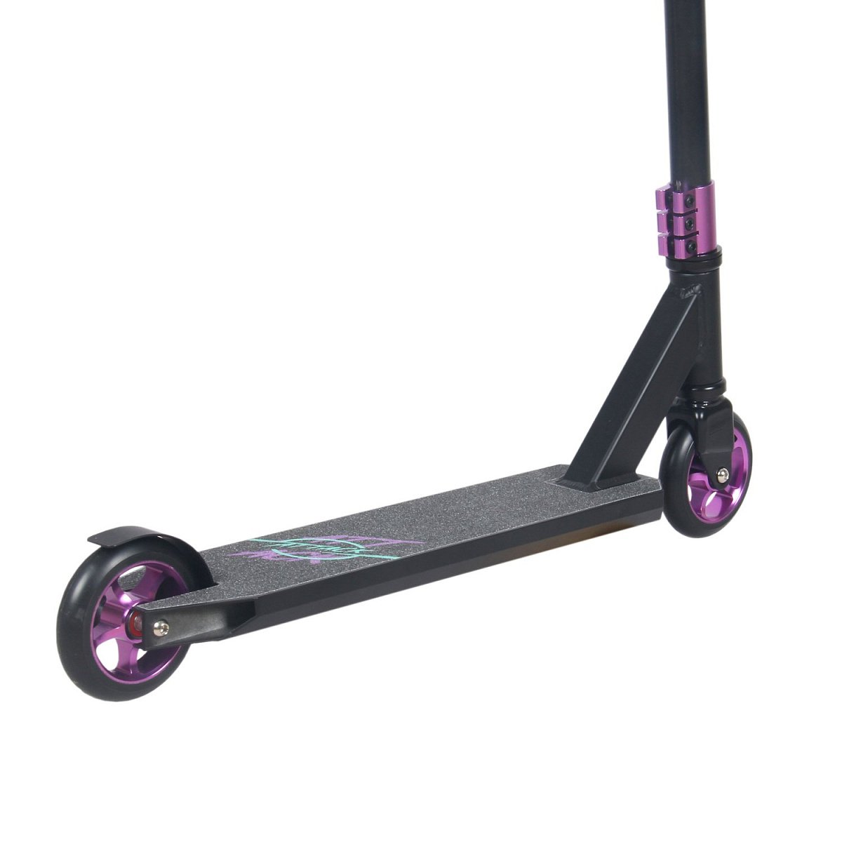 Самокат трюковый ATTACK HIC 110мм black/violet