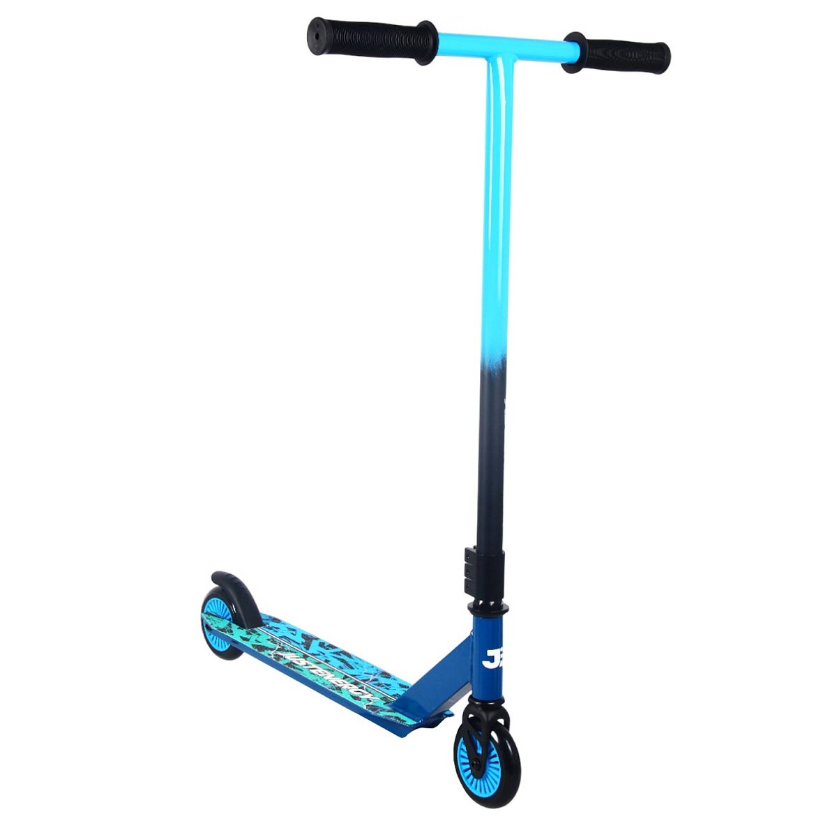 Самокат трюковый JE-ST100-20 100мм blue