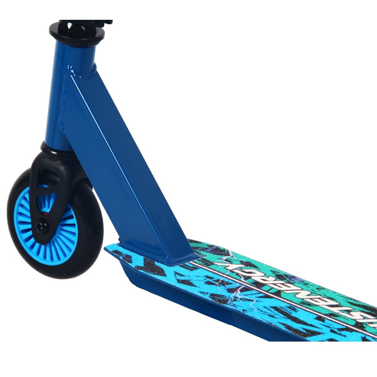 Самокат трюковый JE-ST100-20 100мм blue
