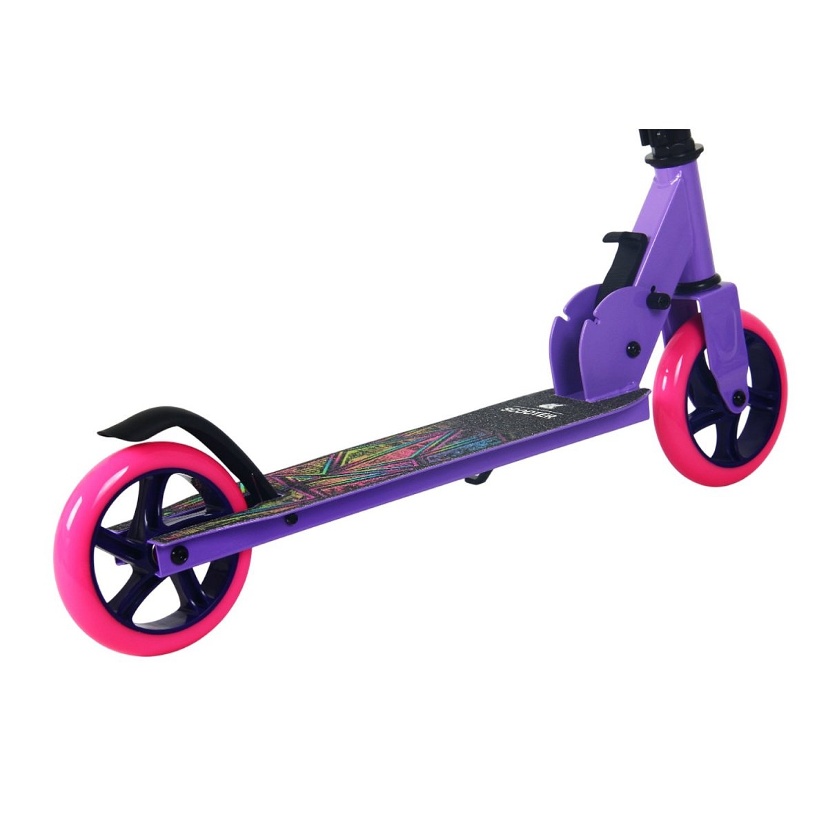 Самокат CK-SJ145-40 145мм violet (фонарь и наклейка в подарок)