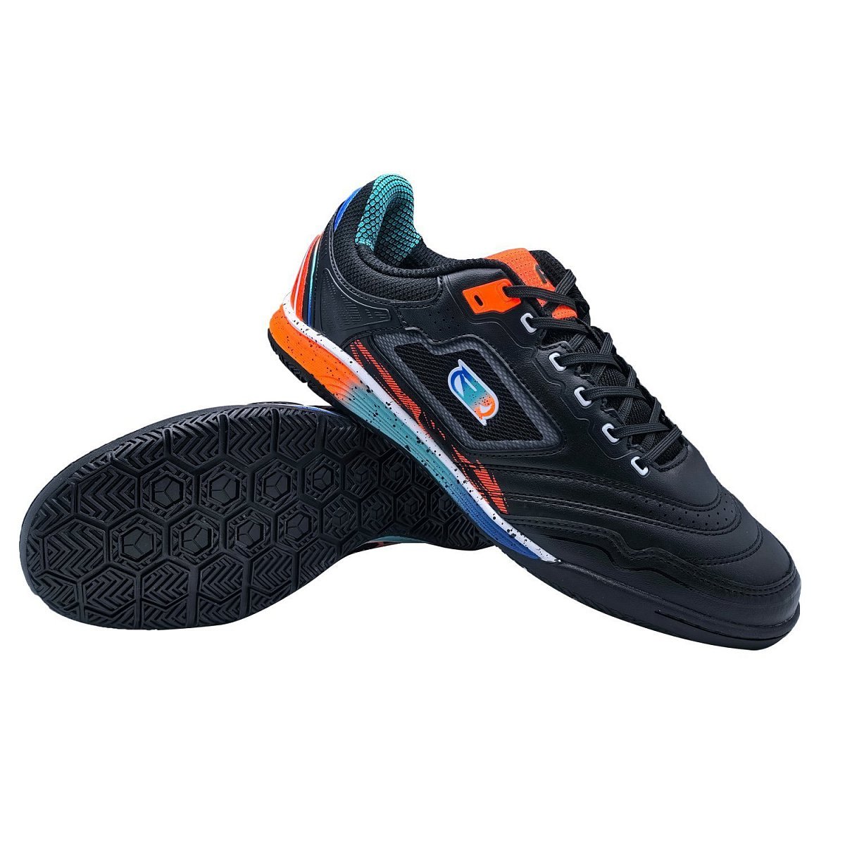 Бутсы зальные SB-ZAL-052 Black/Orange