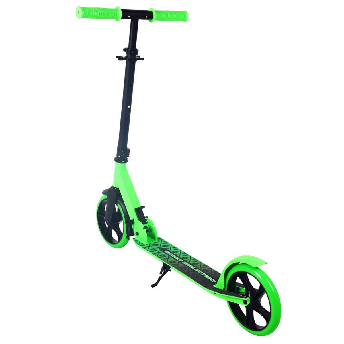 Самокат CK-SA200-2 200мм green (фонарь и наклейка в подарок)
