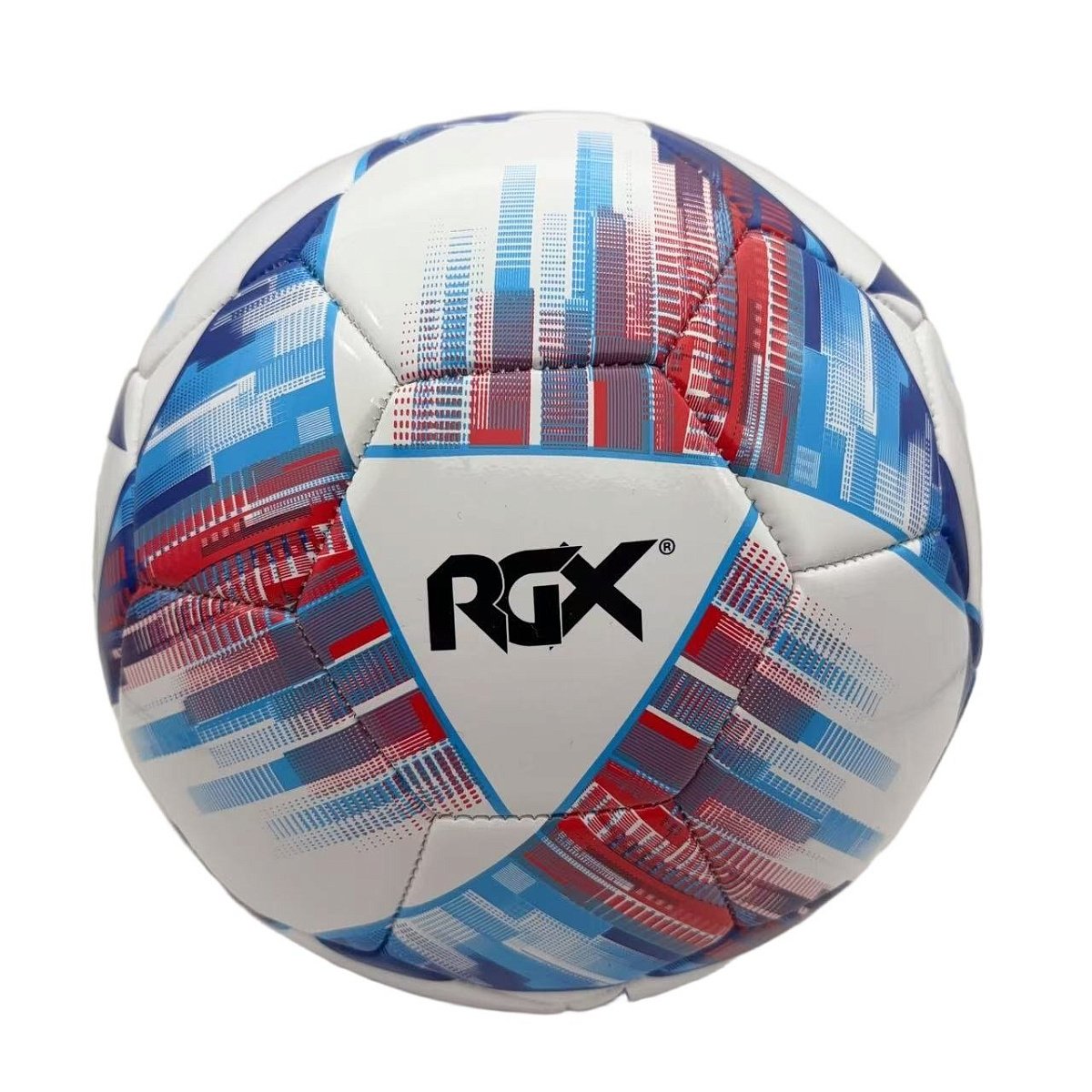 Мяч футбольный RGX-FB-1726-Blue-Red Sz5