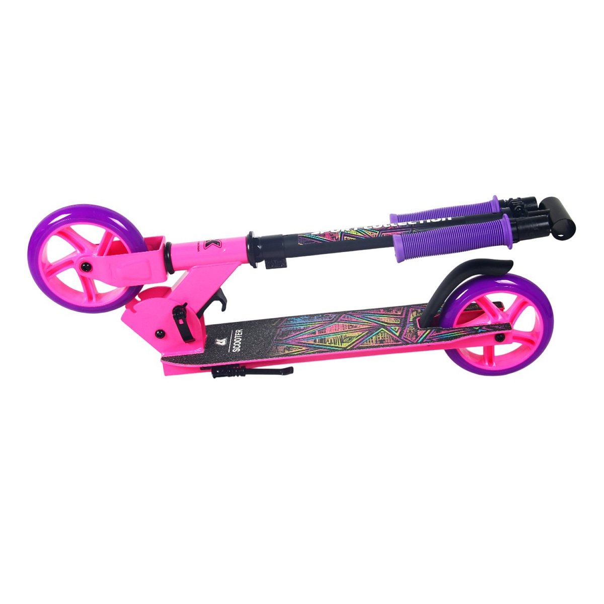 Самокат CK-SJ145-40 145мм pink (фонарь и наклейка в подарок)