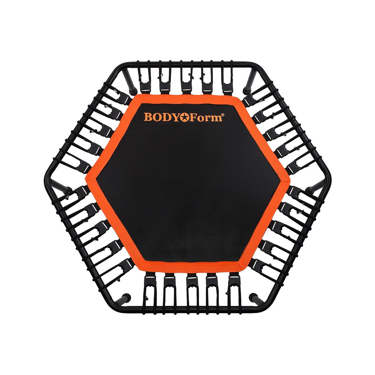 Батут для занятия фитнесом BF-RT-018 40" (102см) черно-оранжевый б/ручки 
