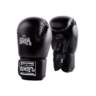 Боксерские перчатки BBG-02 DX Черные