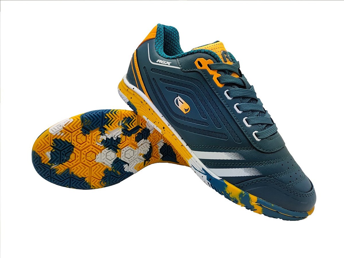Бутсы зальные SB-ZAL-051 Blue/Orange