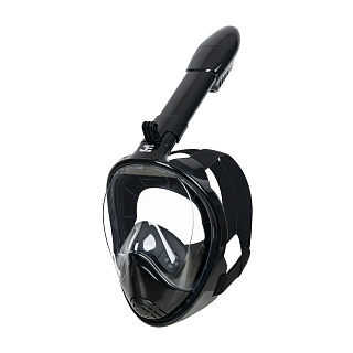 Маска для снорклинга JE-FM-01-BLACK (силикон)