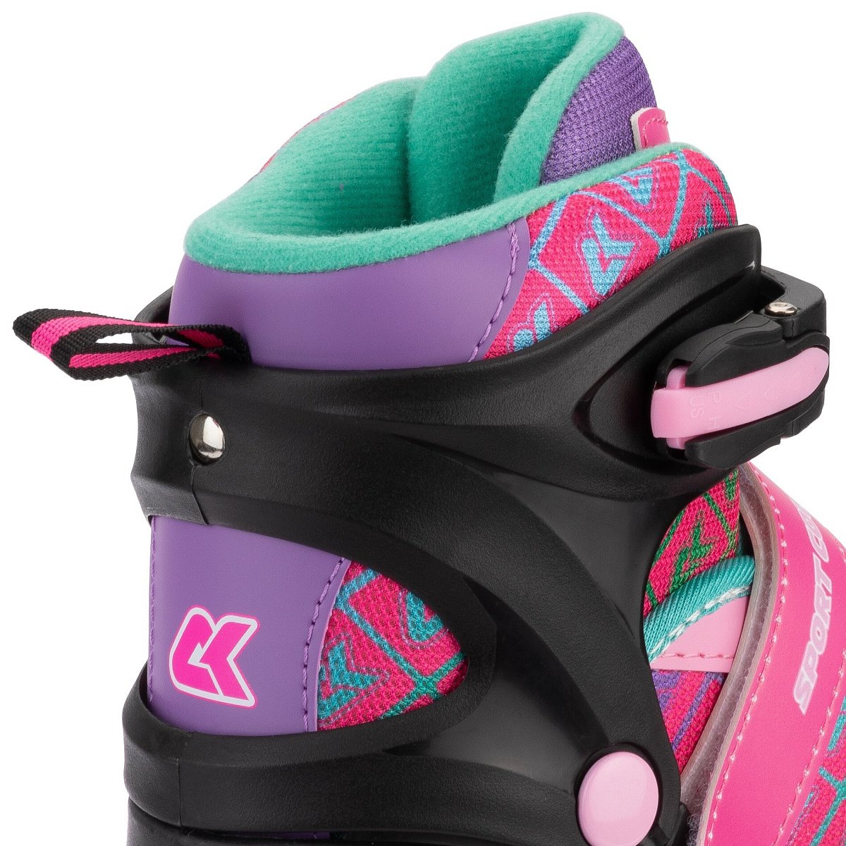 Раздвижные роликовые коньки CK Pink