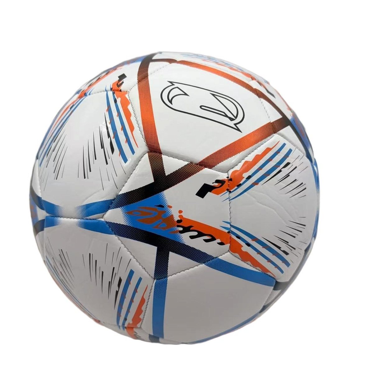 Мяч футбольный RGX-FB-1727-Blue-Orange Sz5