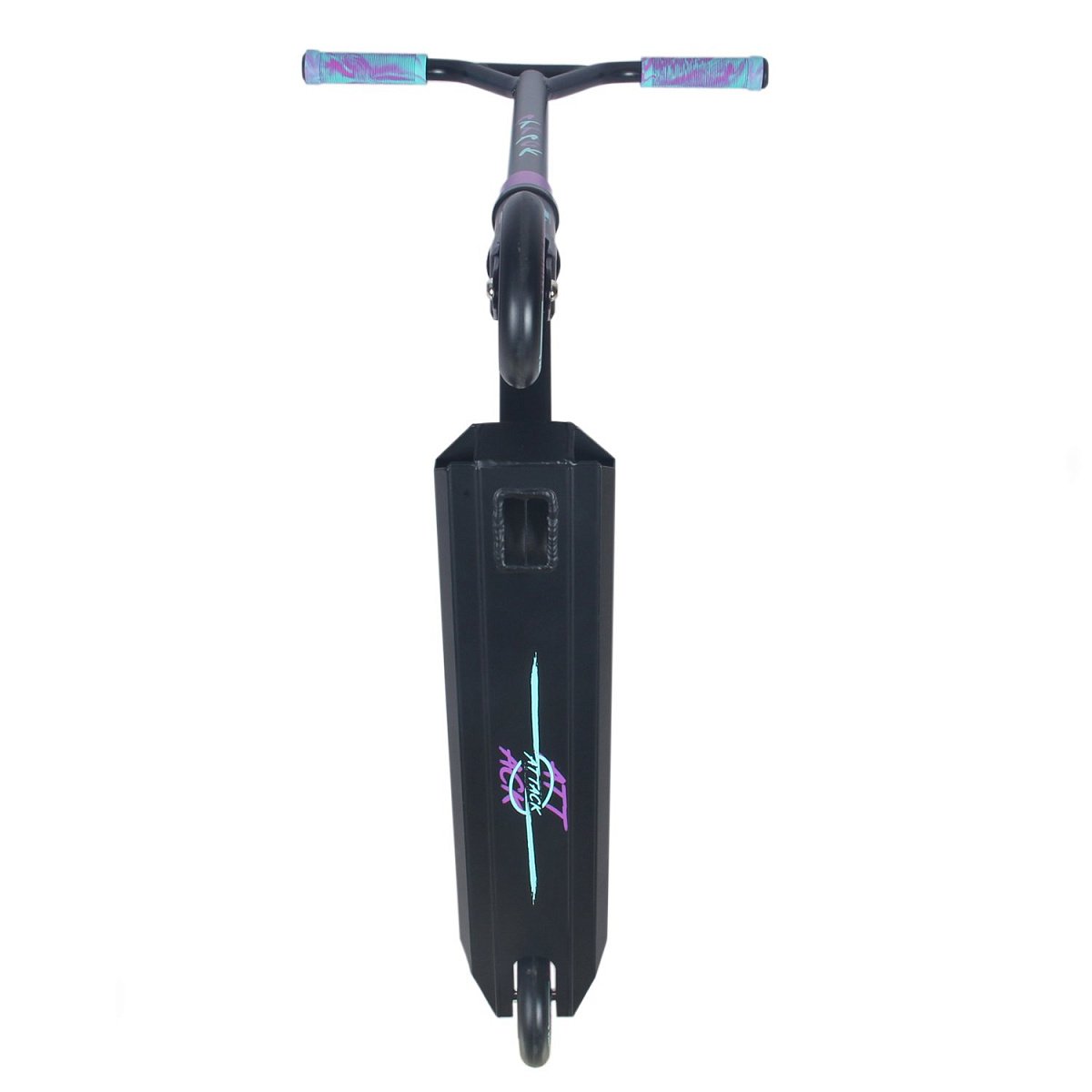 Самокат трюковый ATTACK HIC 110мм black/violet