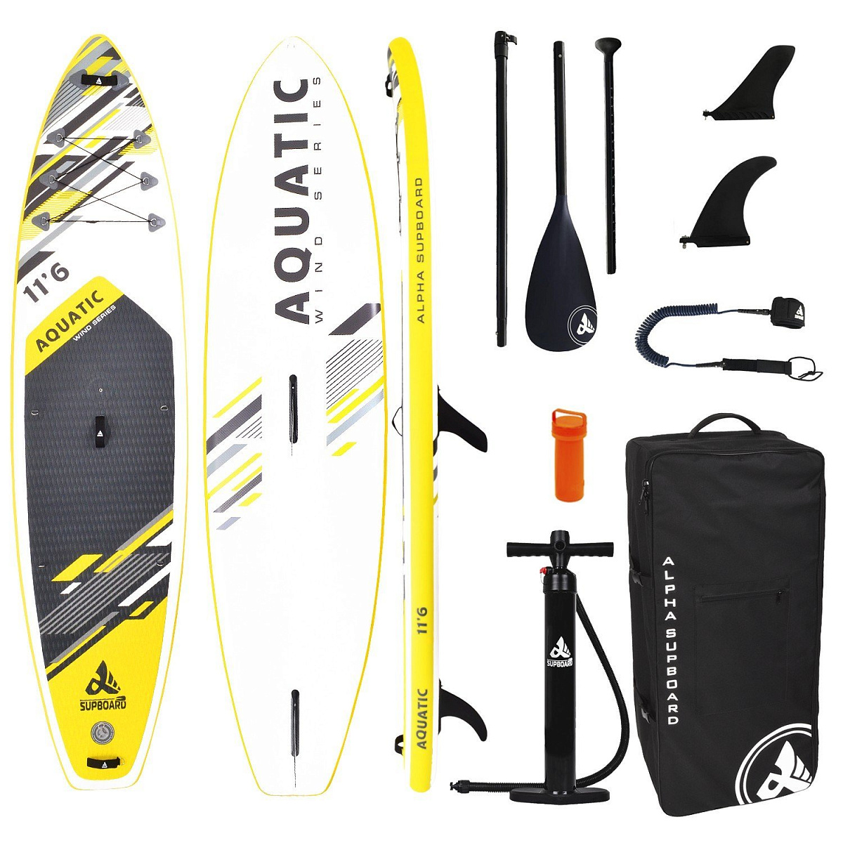 Надувная SUP-доска Сапборд (SUP board) WX-1100 YELLOW
