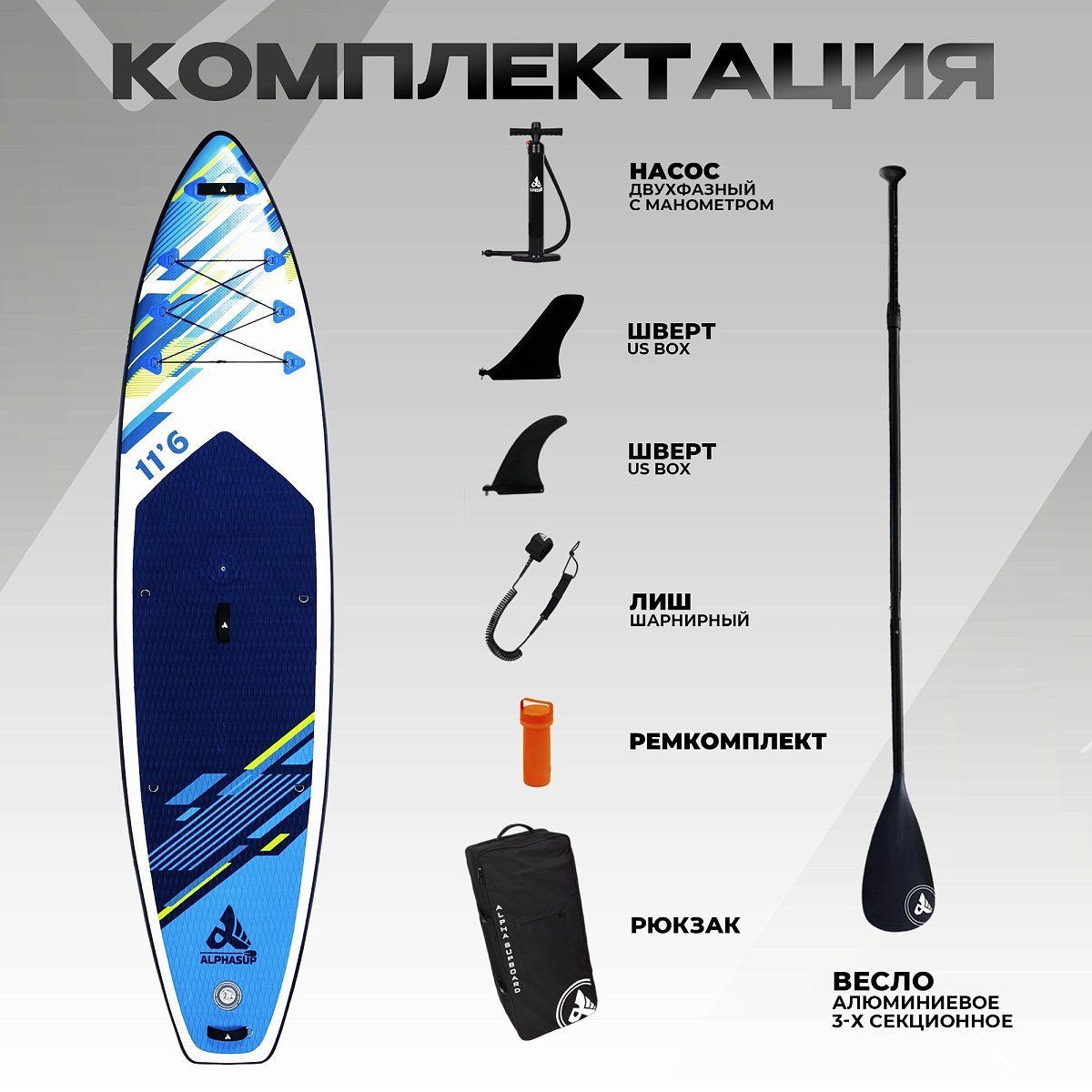 Сапборд WX-1100 BLUE