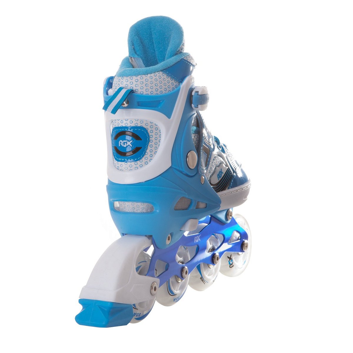 Раздвижные роликовые коньки Sonic Blue LED подсветка колес