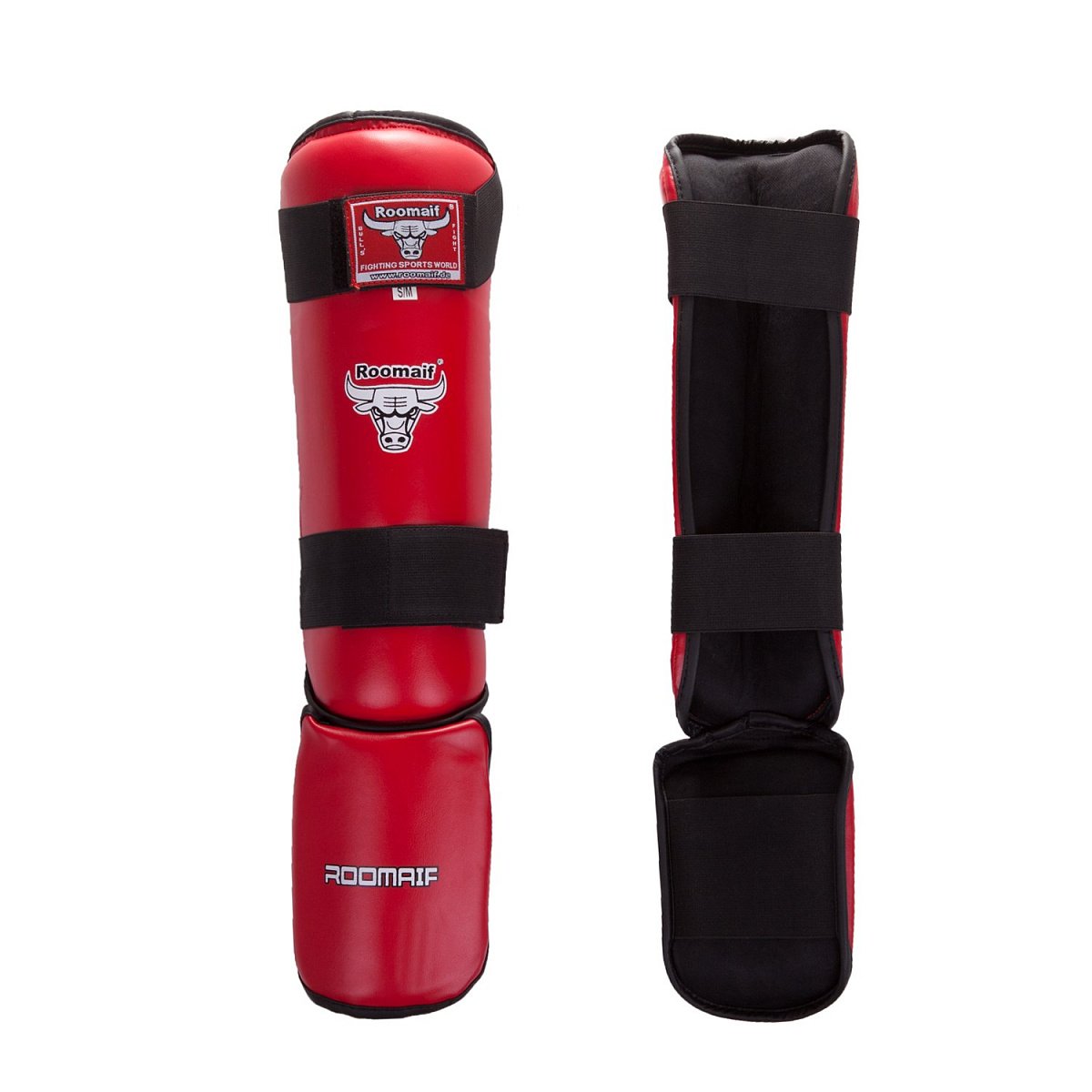 Щитки-полуфуты RKS-224 Red/Black 