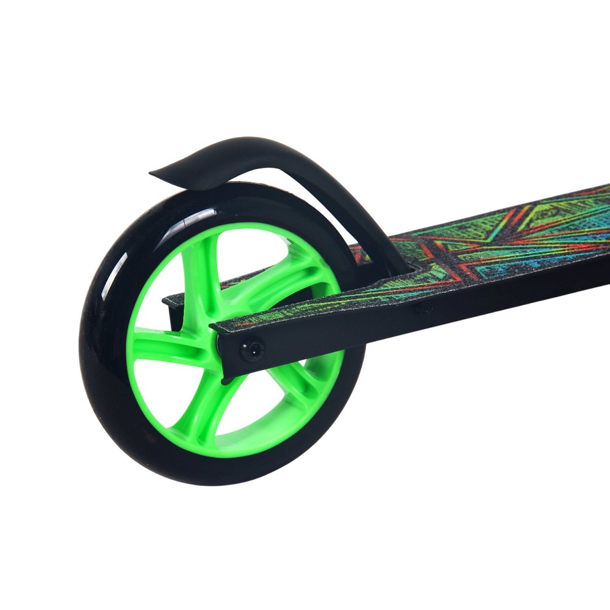 Самокат CK-SJ145-40 145мм green (фонарь и наклейка в подарок)